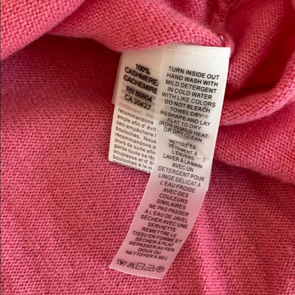 MAGASCHONI*Pink Flowy 100%Cashmere Sweater*Sm.$375 - Picture 9 of 10